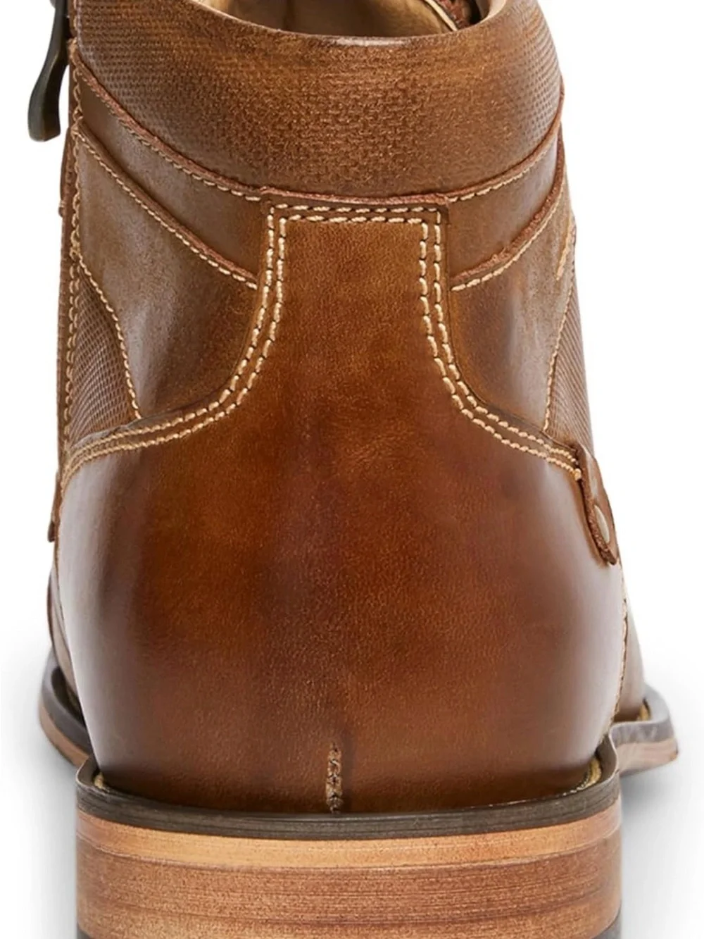 Steve Madden Men's Brown Leather Chukka Lace-Up Boot